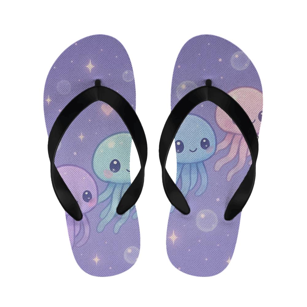 Pastel Moon Jelly Parade unique printed slipperscustom slippers
