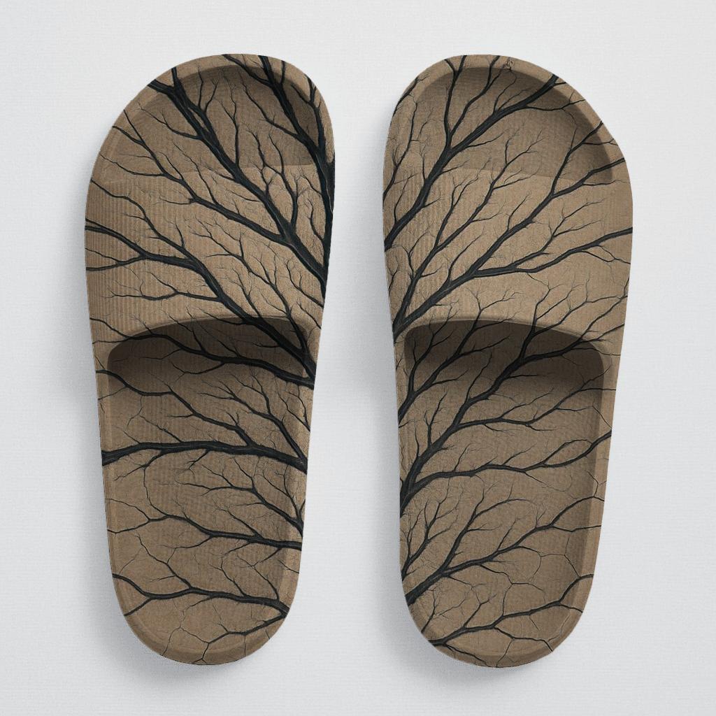 Fractal Basin Lattice personalized slide sandals