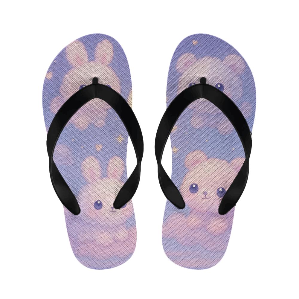 Cotton Candy Moon Critters personalized cozy slippers