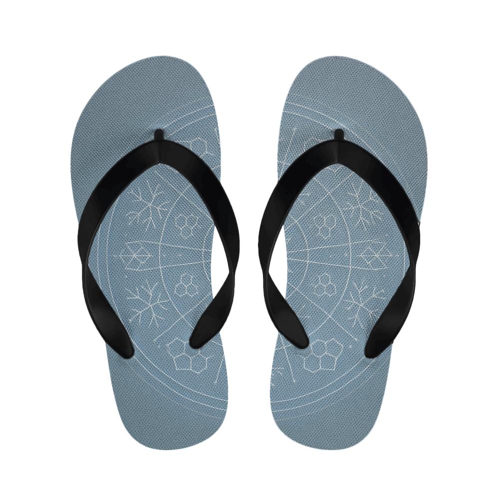 Silent Frosted Lattice unique printed slipperscustom slippers