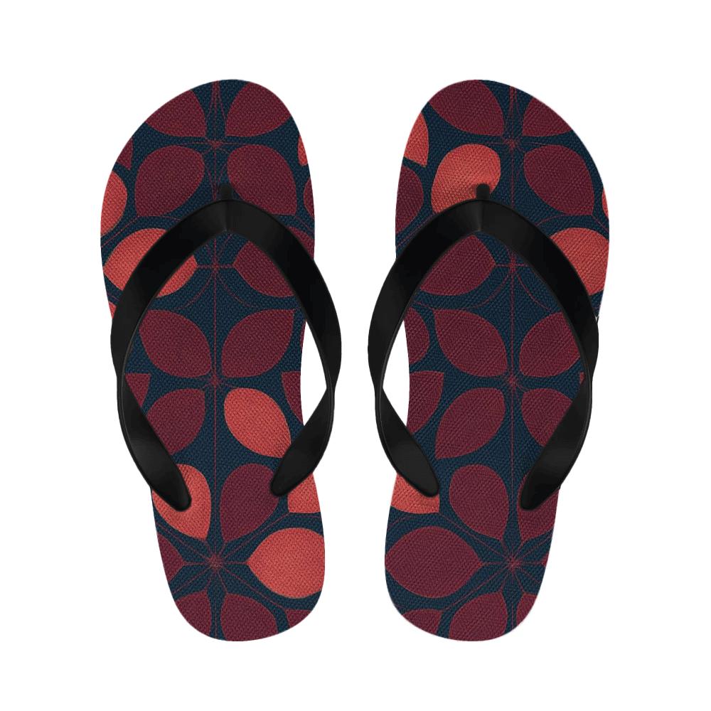 Camellia Pulse Lattice personalized cozy slippers