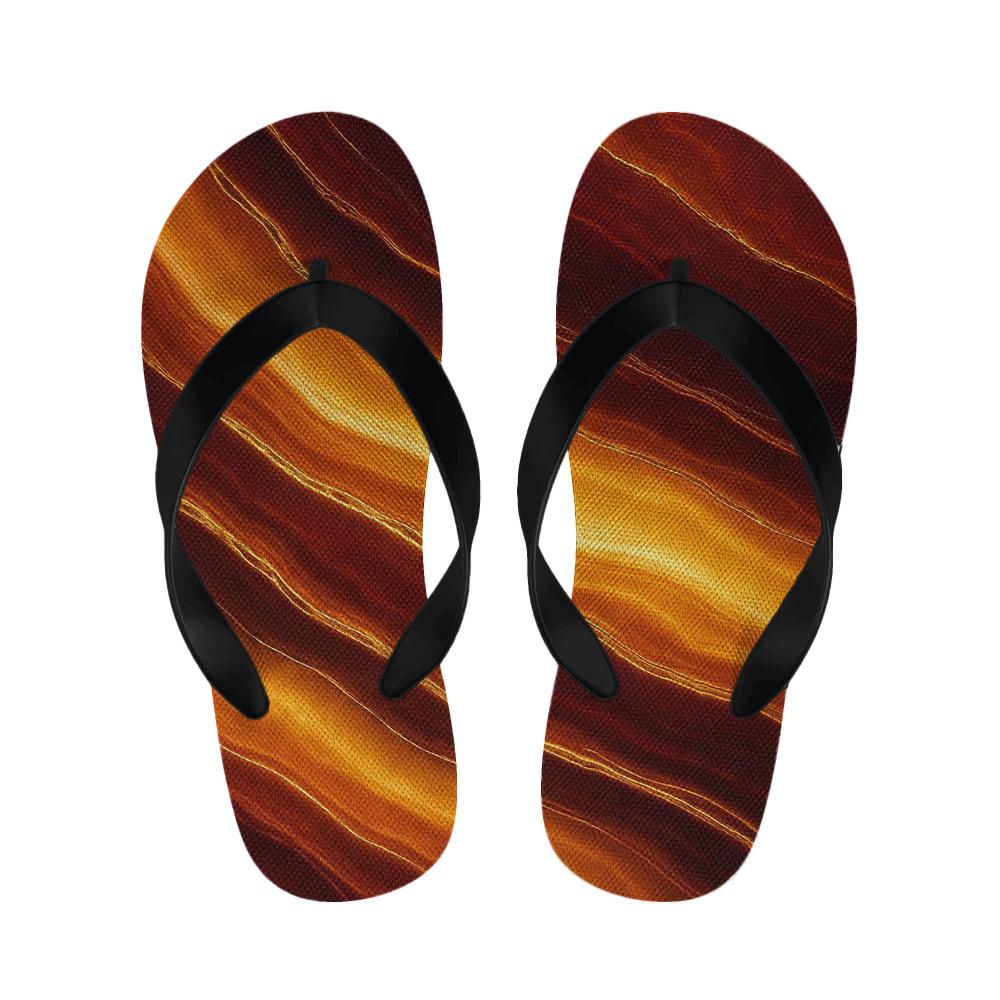 Auric Wavefront Strata designer logo slippers