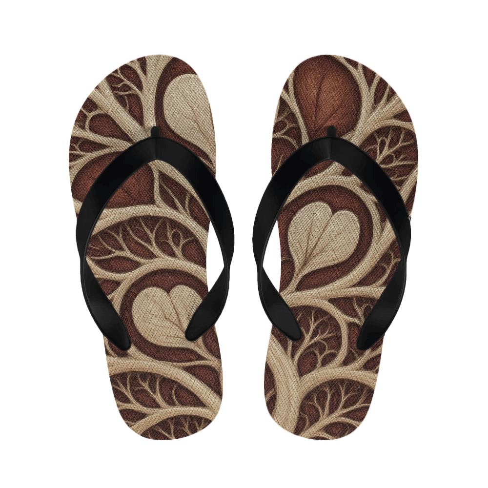 Orchid Vein Labyrinth comfortable indoor slippers