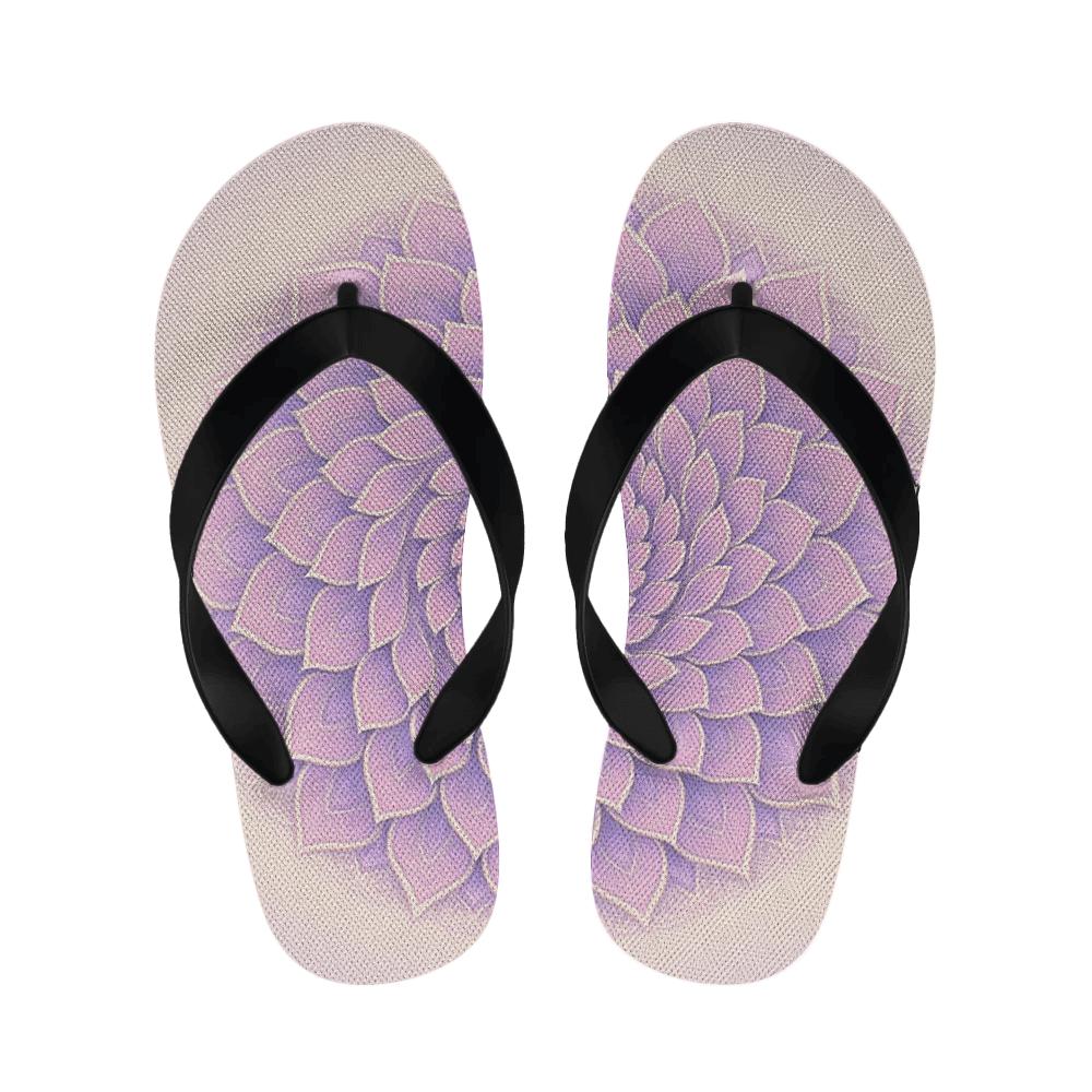 Floral Spiral Aether custom slippers