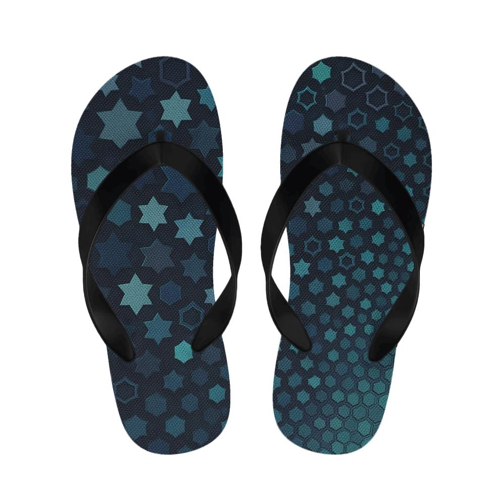 Stellar Tessellation Cascade trendy casual slippers