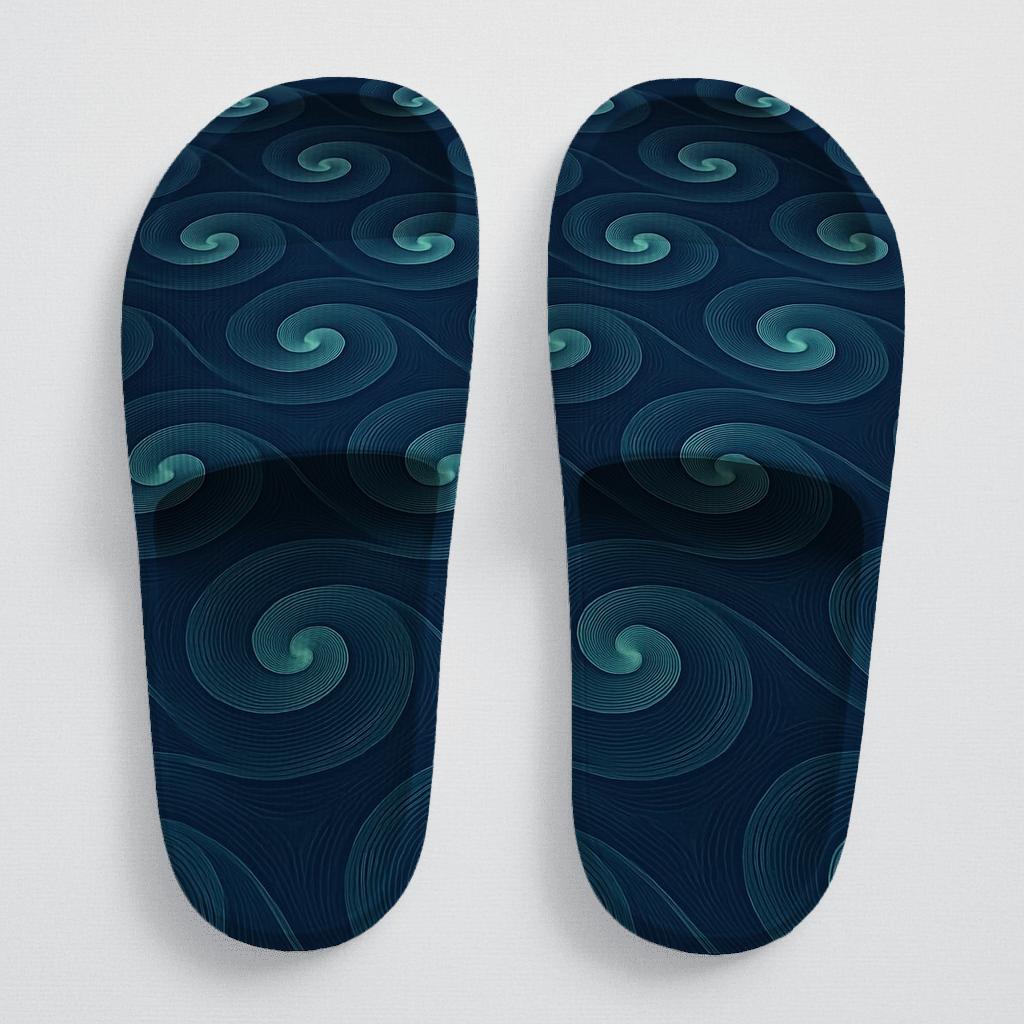 Spiral Nebula Tessellation designer logo slides