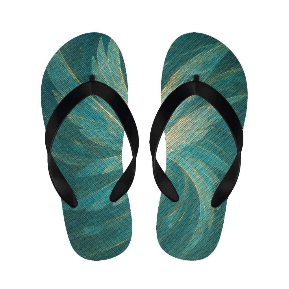 Prismatic Flicker Of The Dragonfly unique printed slippers