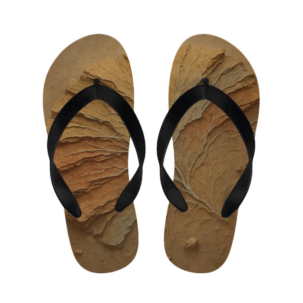 Fractured Sediment Fan personalized cozy slippers