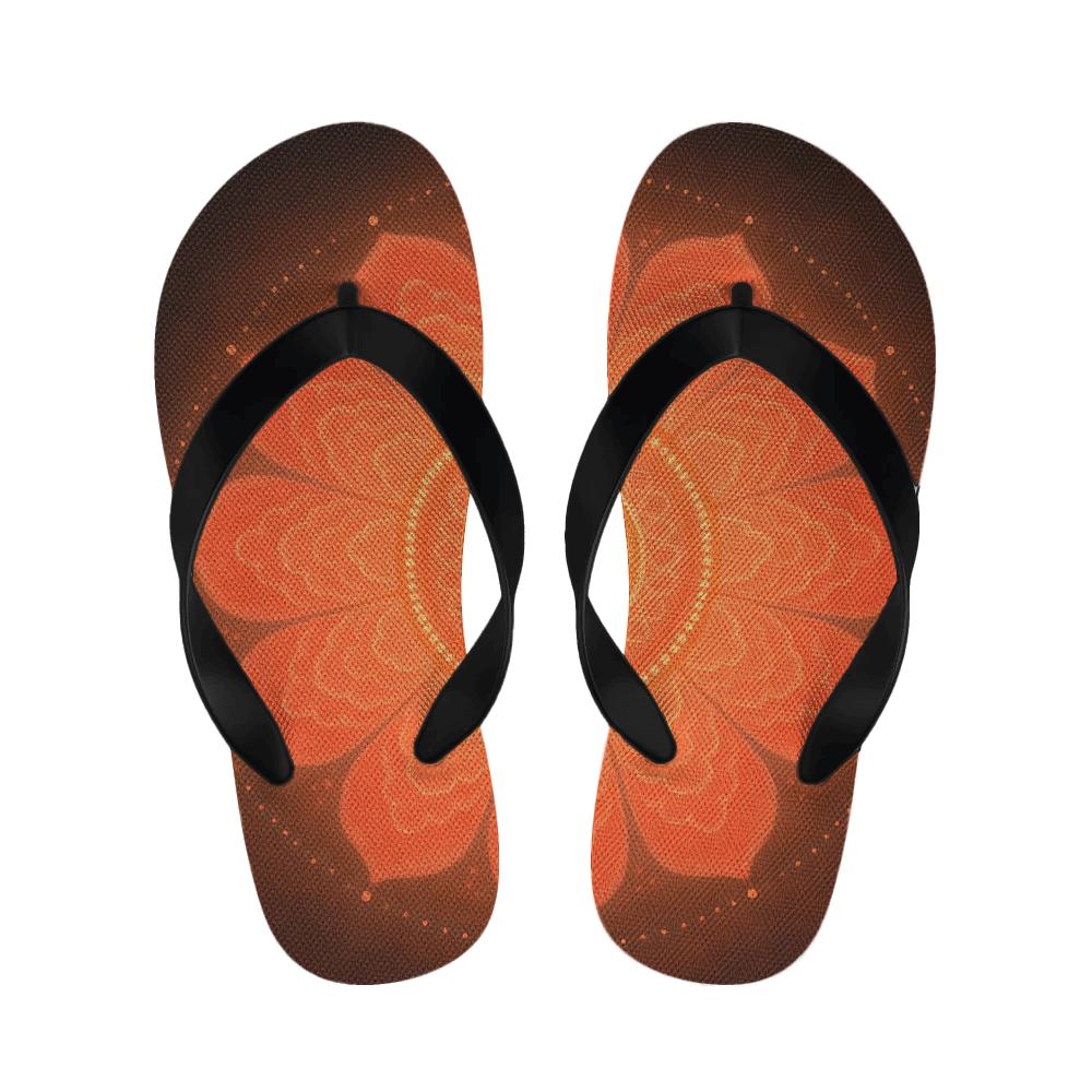 Petal Halo Fractal stylish house slippers