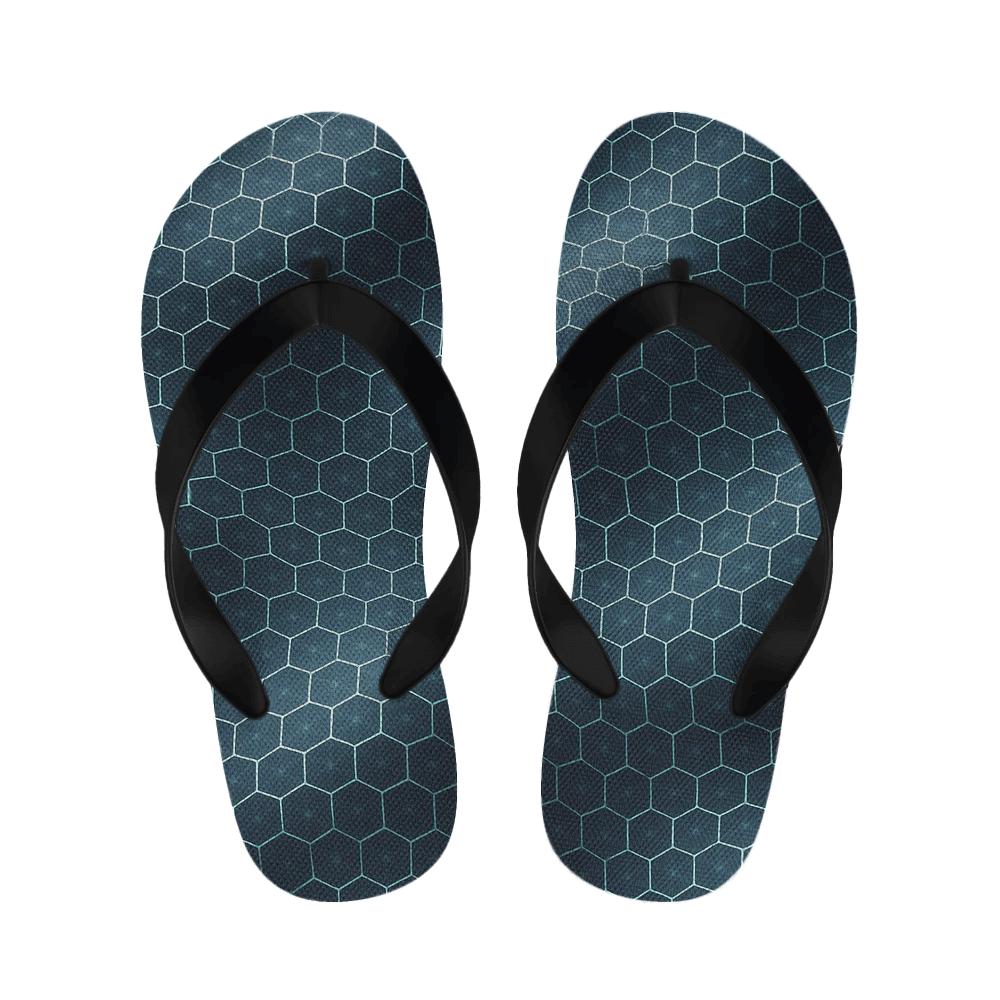Stellar Hex Wave Lattice stylish house slippers