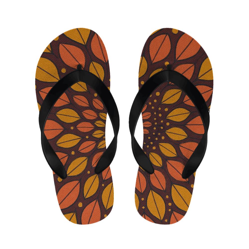 Marigold Pulse Spiral custom slippers