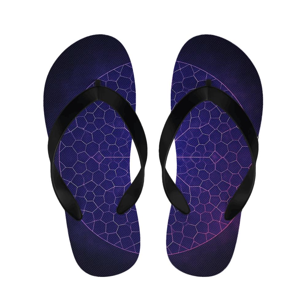 Nebula Lattice Wheel warm fleece slippers