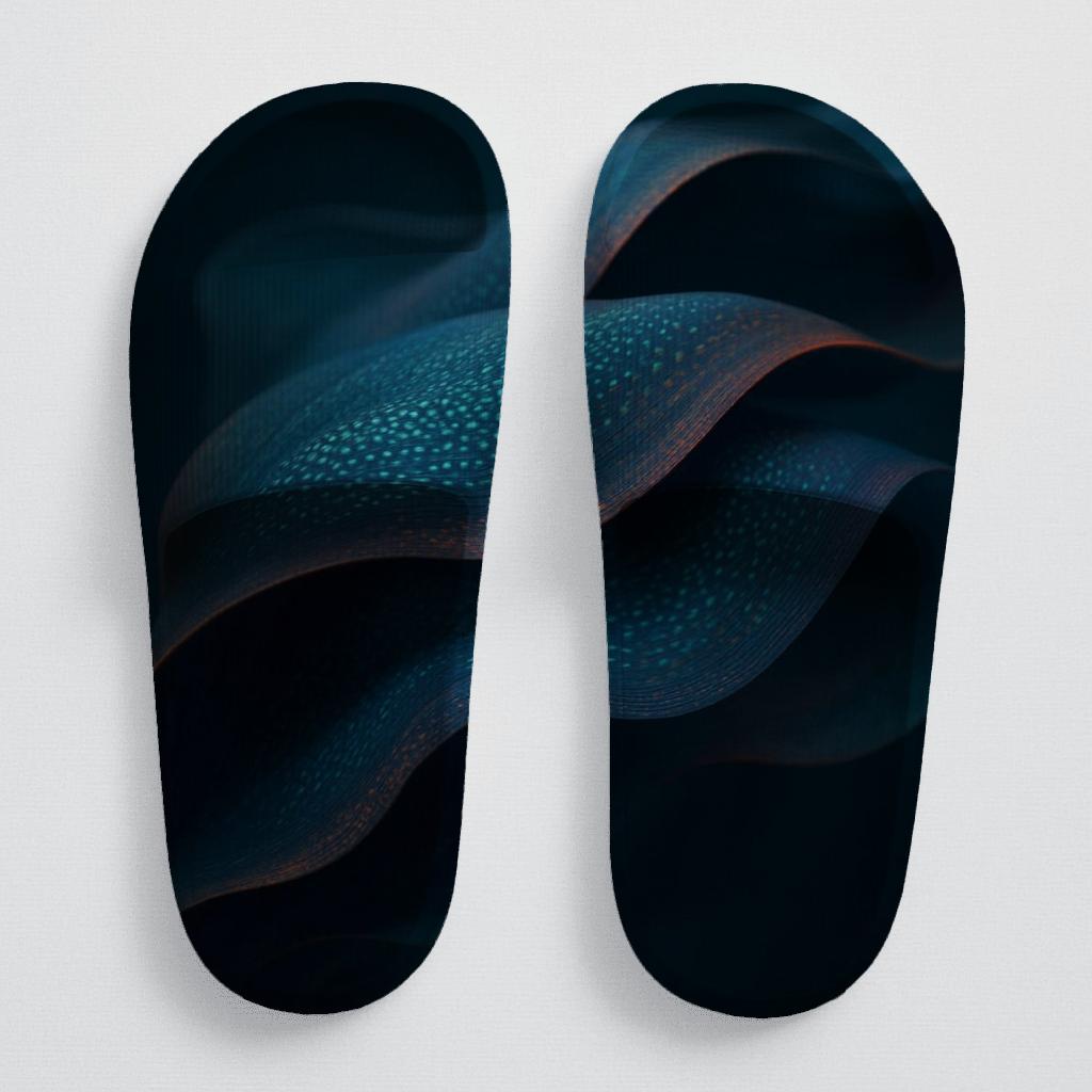 Chromatophore Pulse Of The Cuttlefish sporty rubber slides