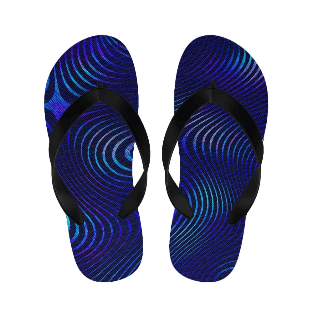 Moire Prism Overprint personalized cozy slippers