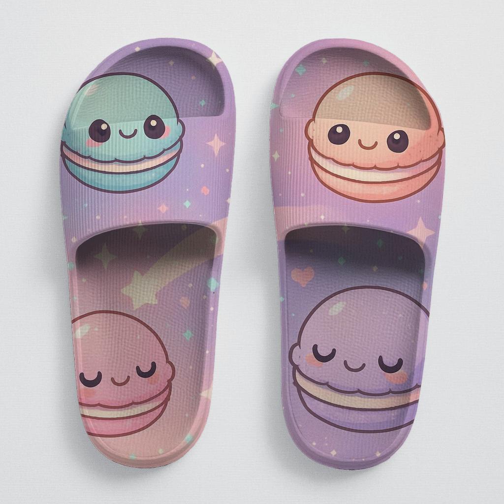 Cosmic Macaron Comet Parade comfortable casual slides
