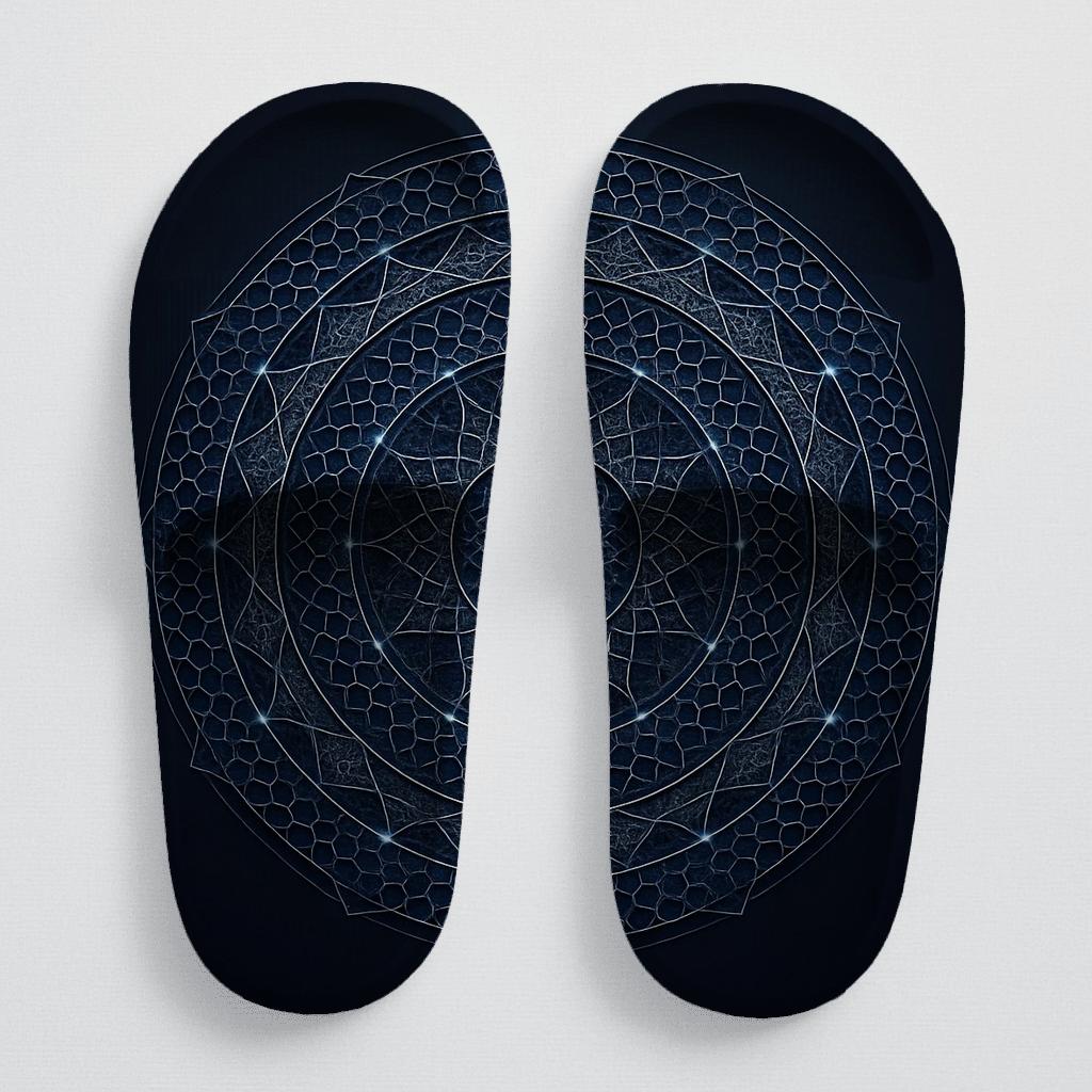 Quasar Lattice Mandala stylish pool slides