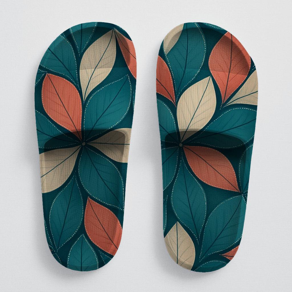 Orchid Tessellation Pulse soft footbed slides