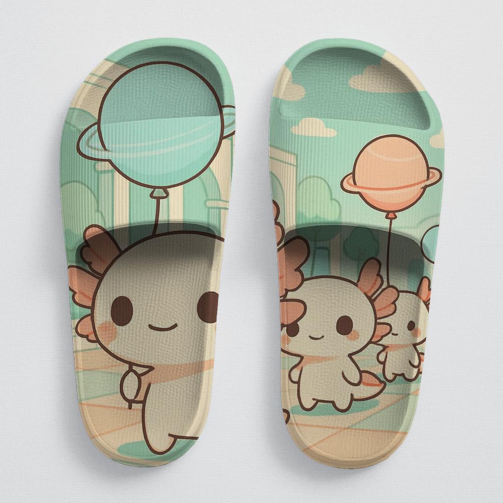 Mint Balloon Axolotl Parade unique printed slides