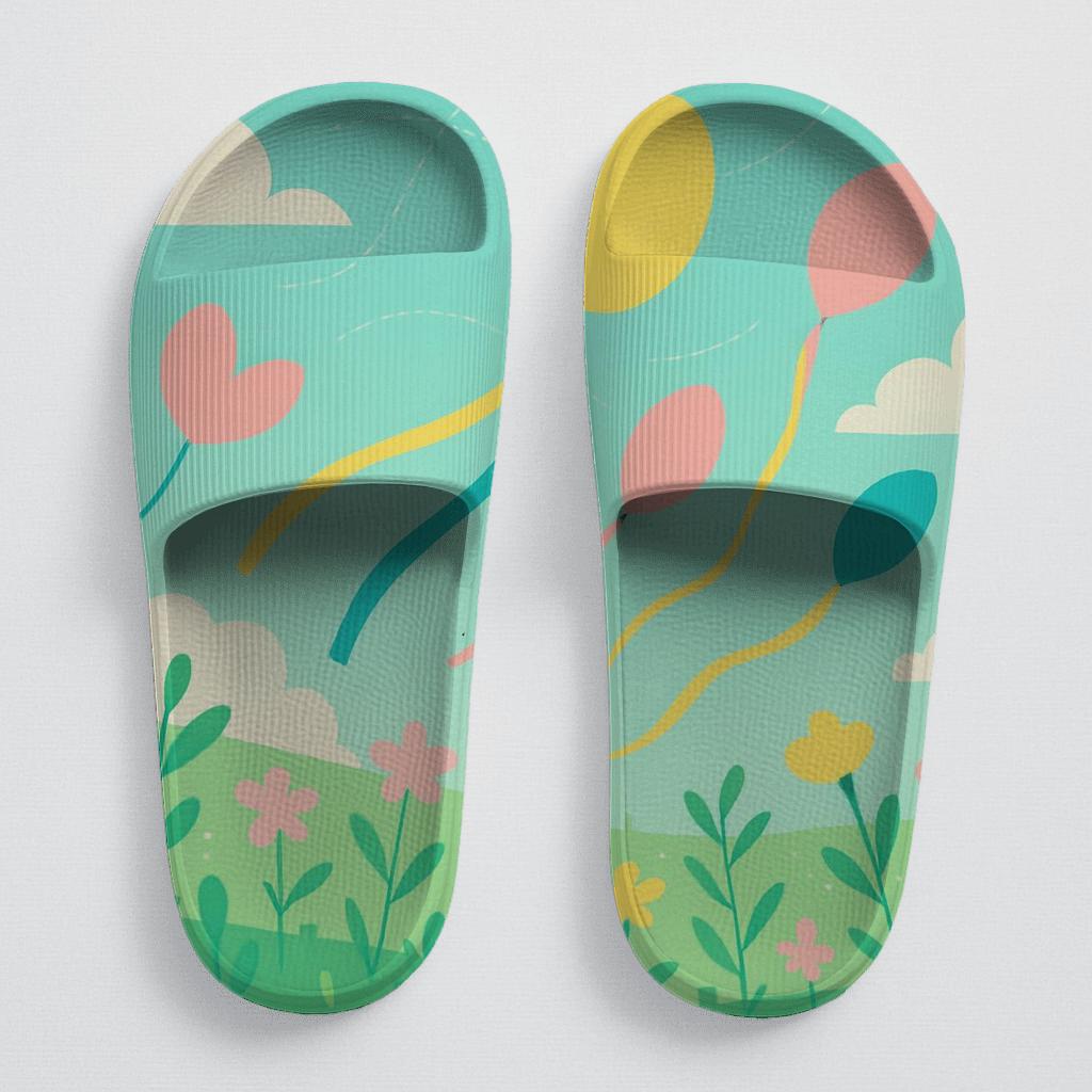 Spring Equinox Ribbon Kite Constellations trendy summer slides