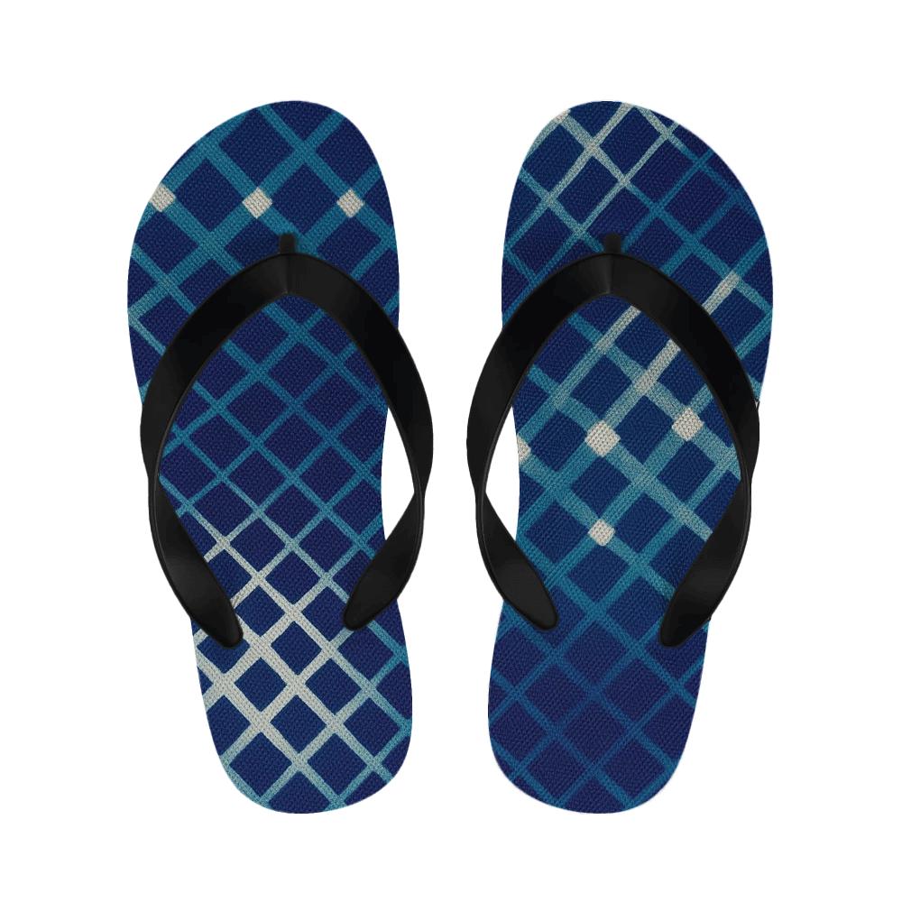 Moire Lattice Pulse Weave soft sole slippers