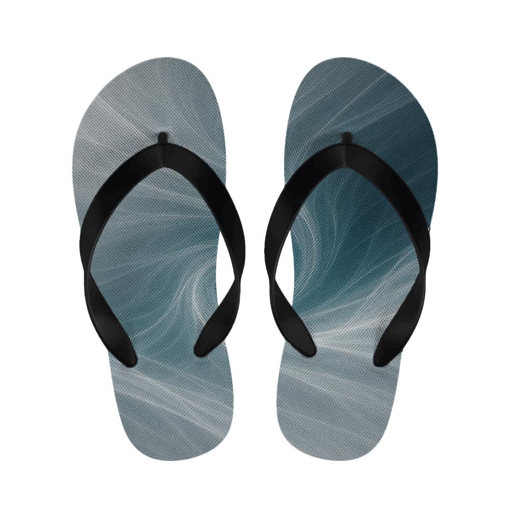 Mist Vortex Threadlines designer logo slippers