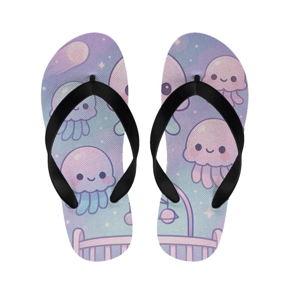 Nebula Jellyfish Nursery personalized cozy slippers