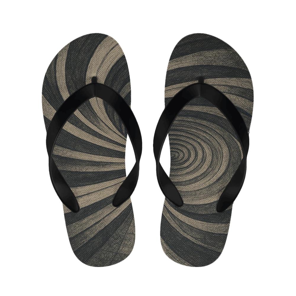 Wind Arc Strata Vortex Grid unique printed slippers