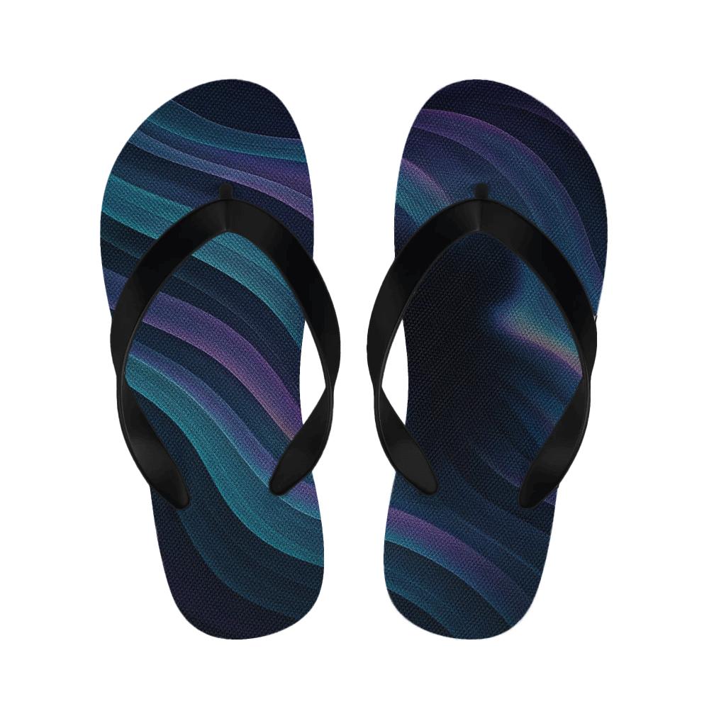 Cuttlefish Ink Mirage Spectrum personalized cozy slippers