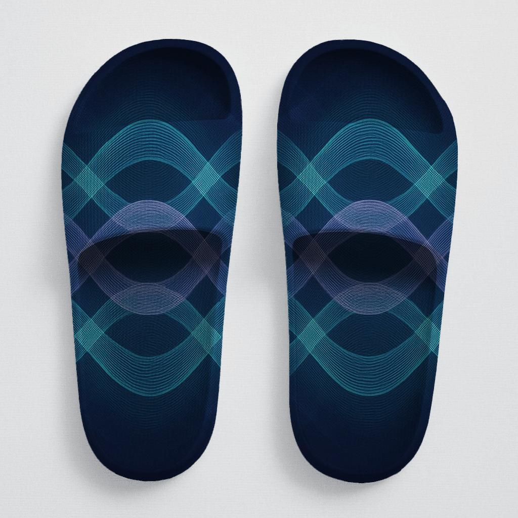 Moire Nebula Weave unique printed slides