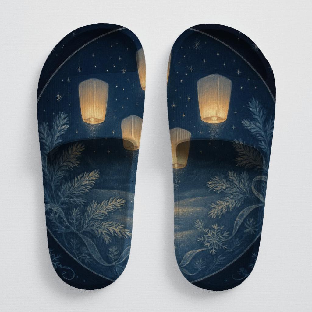 Frost Solstice Lantern Drift designer logo slides