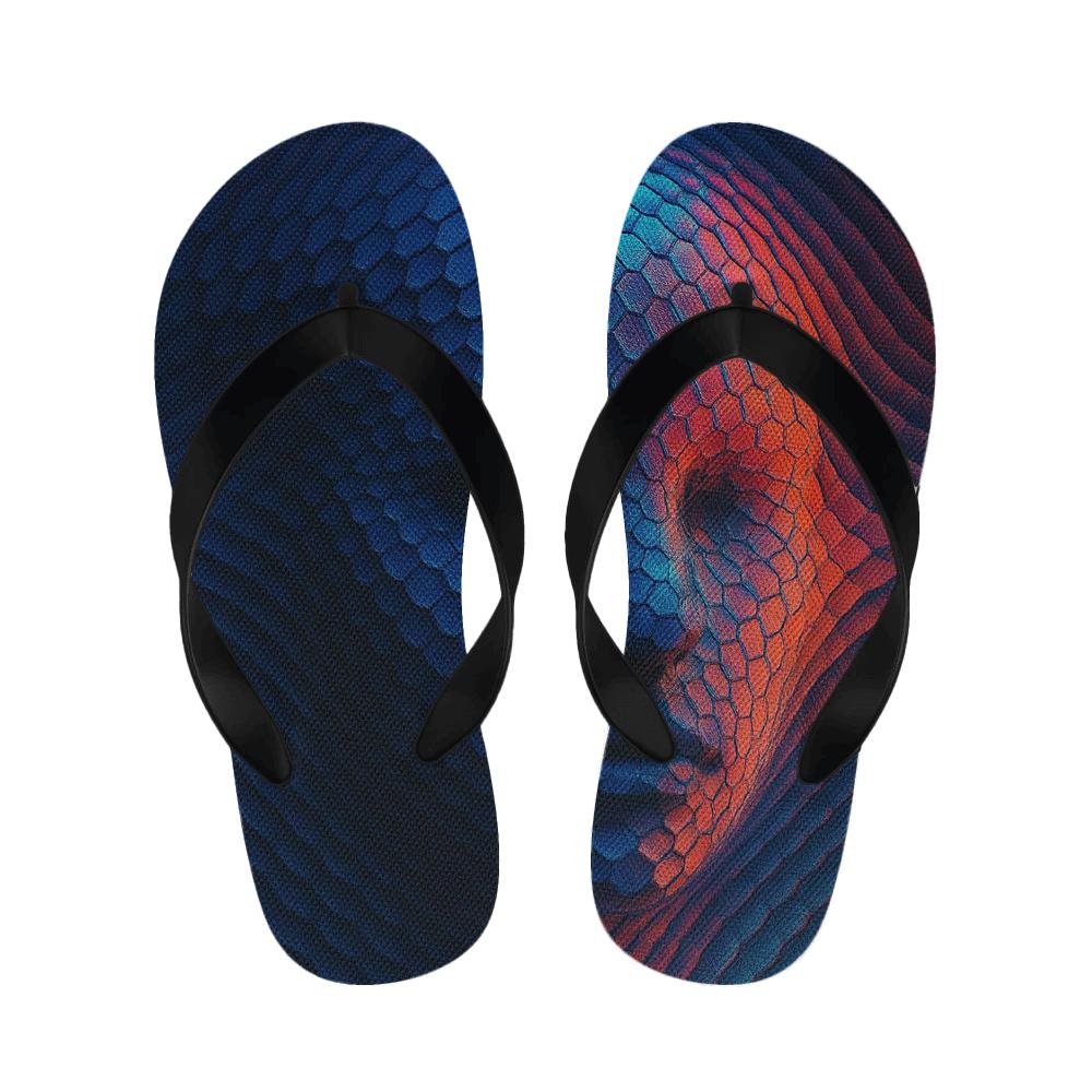 Chromatophore Pulse Of The Cuttlefish designer logo slippers
