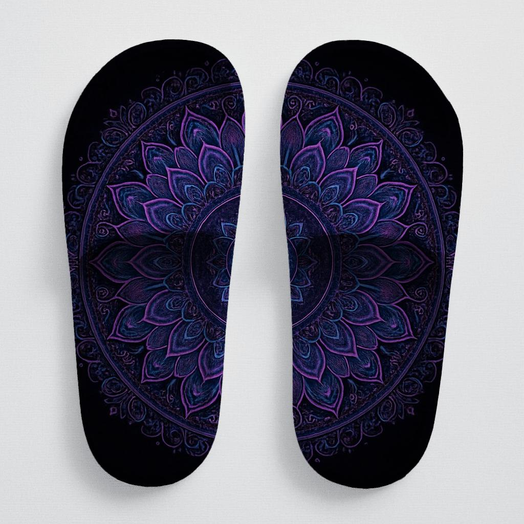 Prismatic Orbit Filigree sporty rubber slides