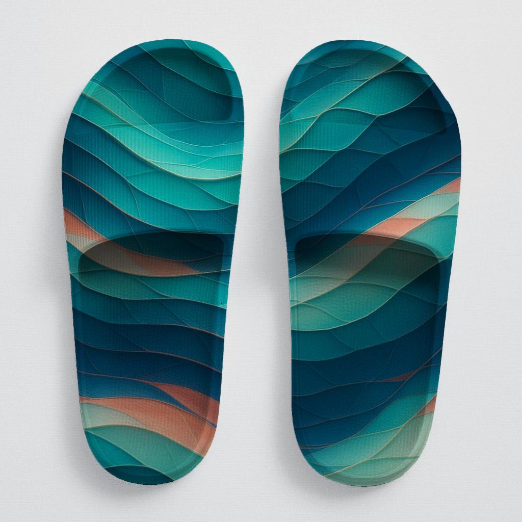 Cuttlefish Chromatic Code sporty rubber slides