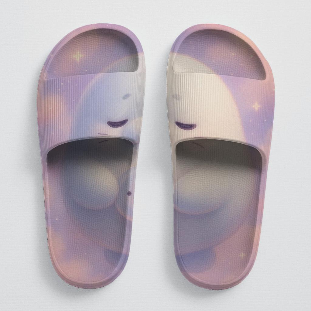 Sleepy Nebula Seal Plush custom slides