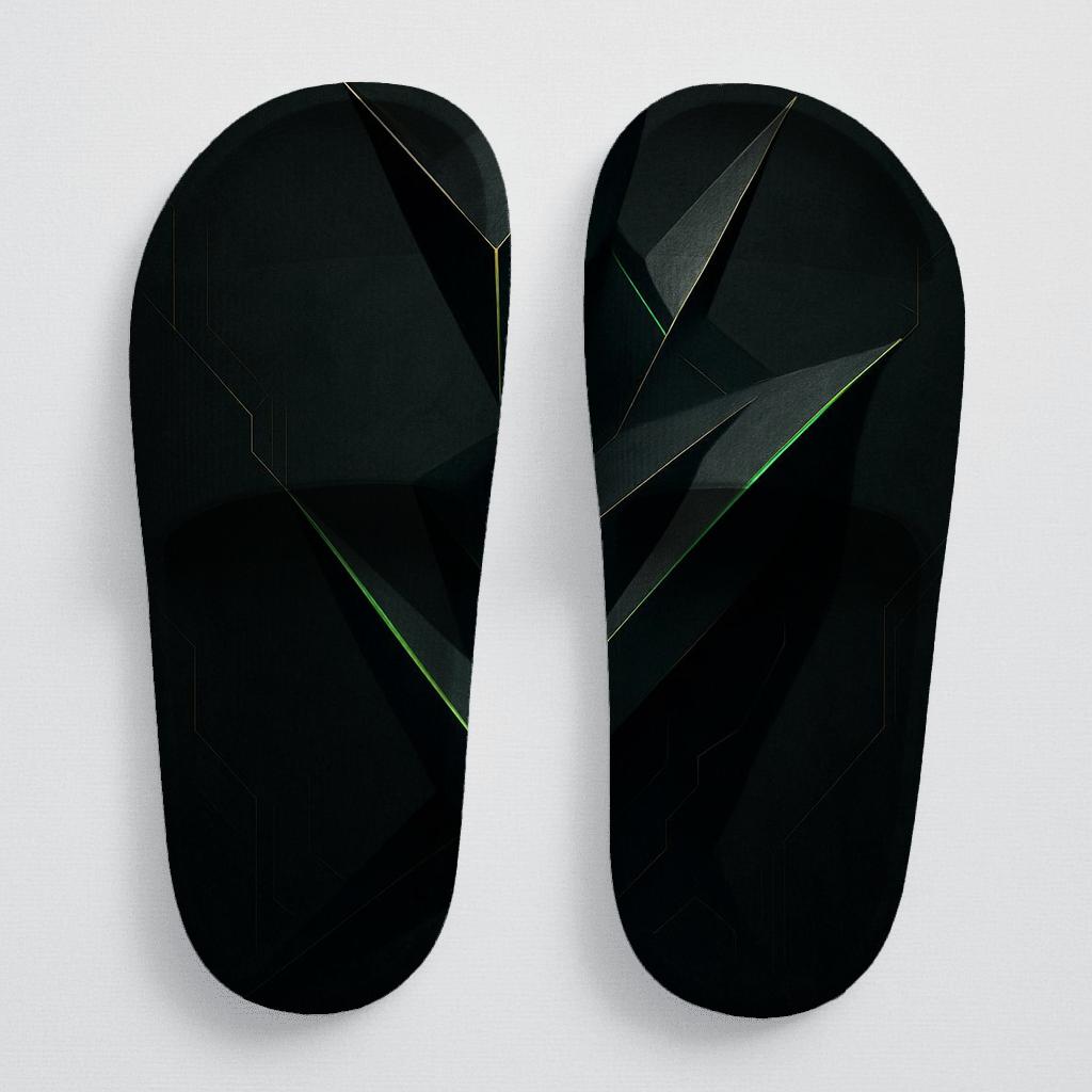 Mantis Prayer Circuit personalized slide sandals