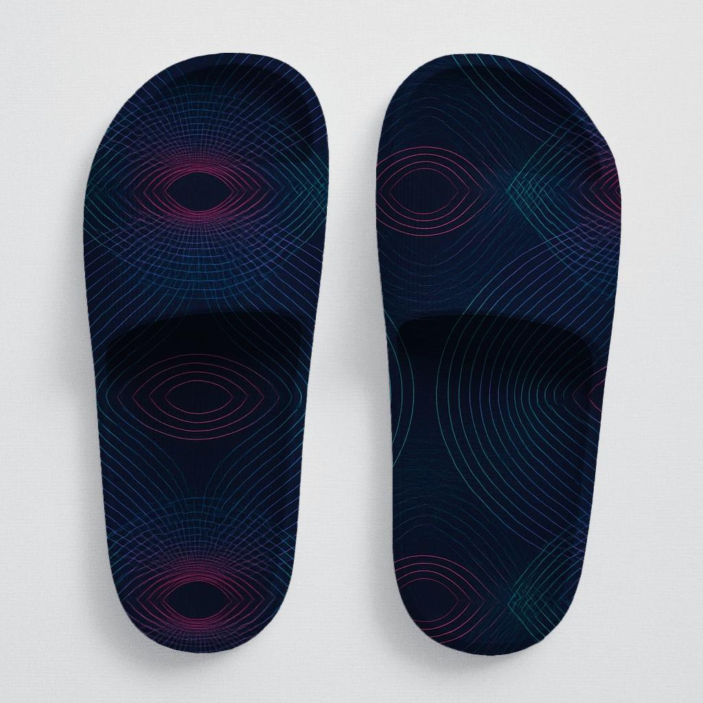 Moire Orbit Interference Weave unique printed slides