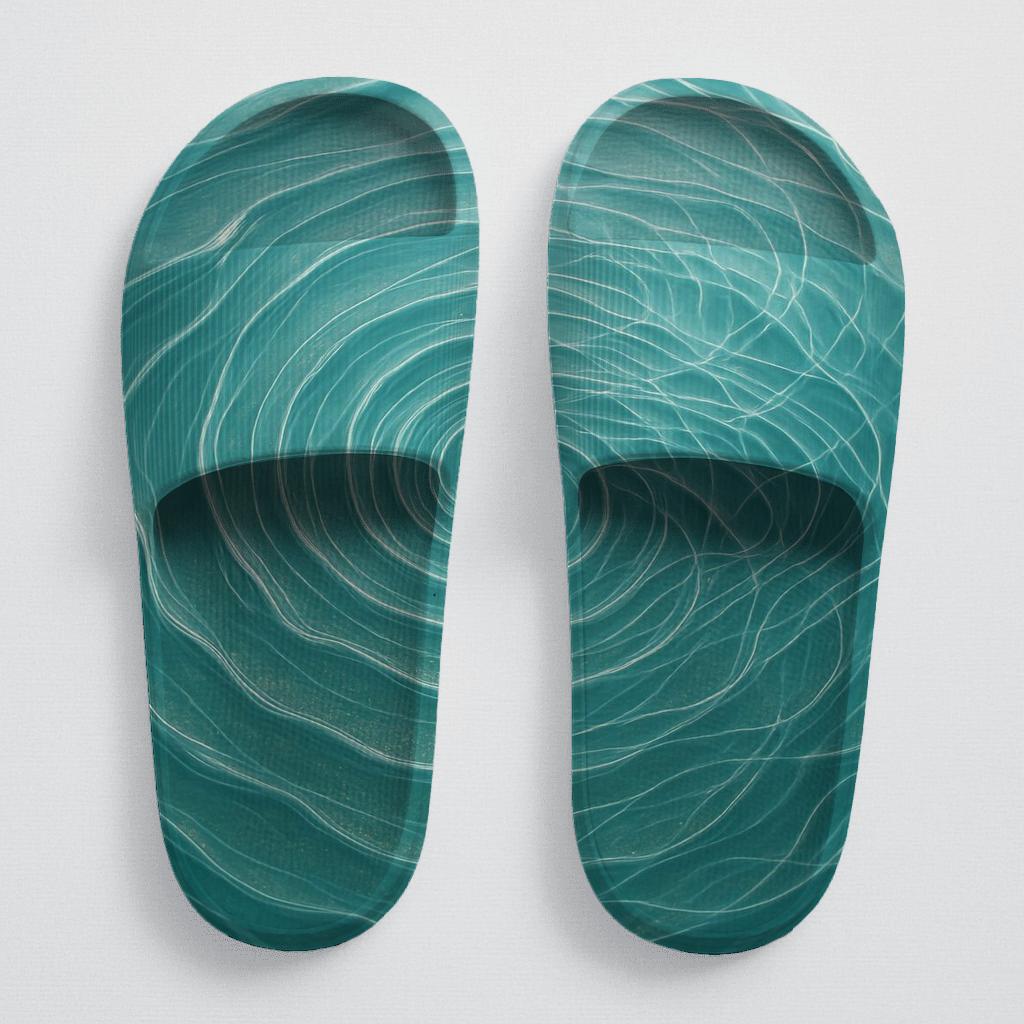 Vortex Ripple Glassfield personalized slide sandals