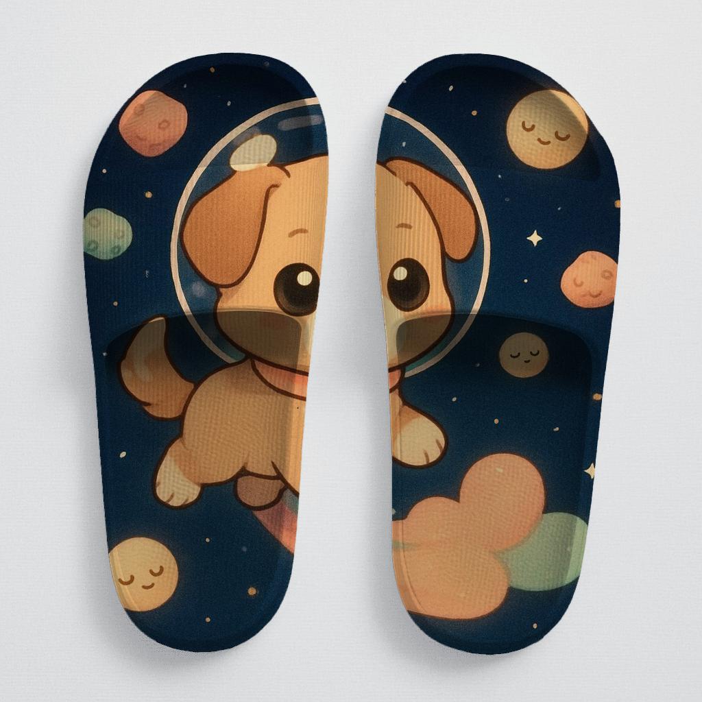 Pocket Comet Puppy Parade sporty rubber slides
