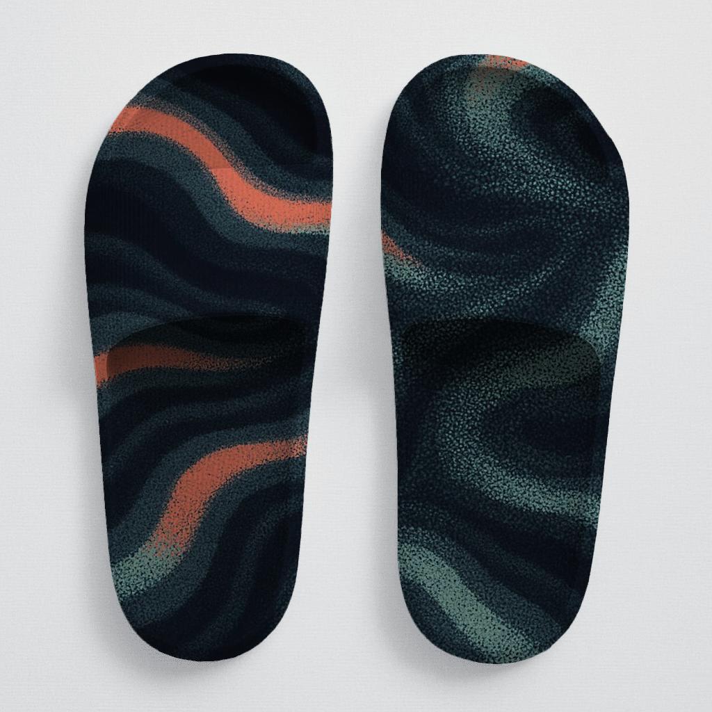 Cuttlefish Pulse Camouflage Symphony comfortable casual slides
