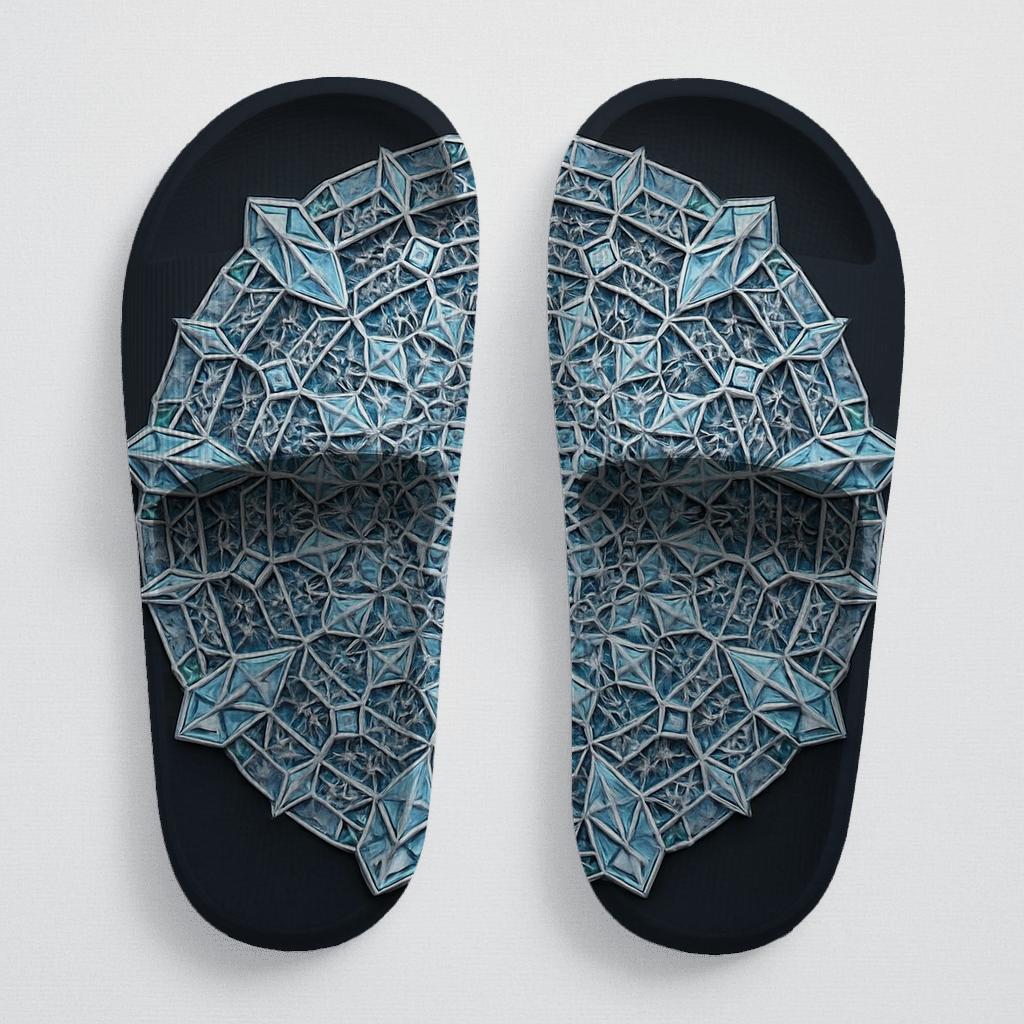 Crystal Lattice Halo Mandala trendy summer slides