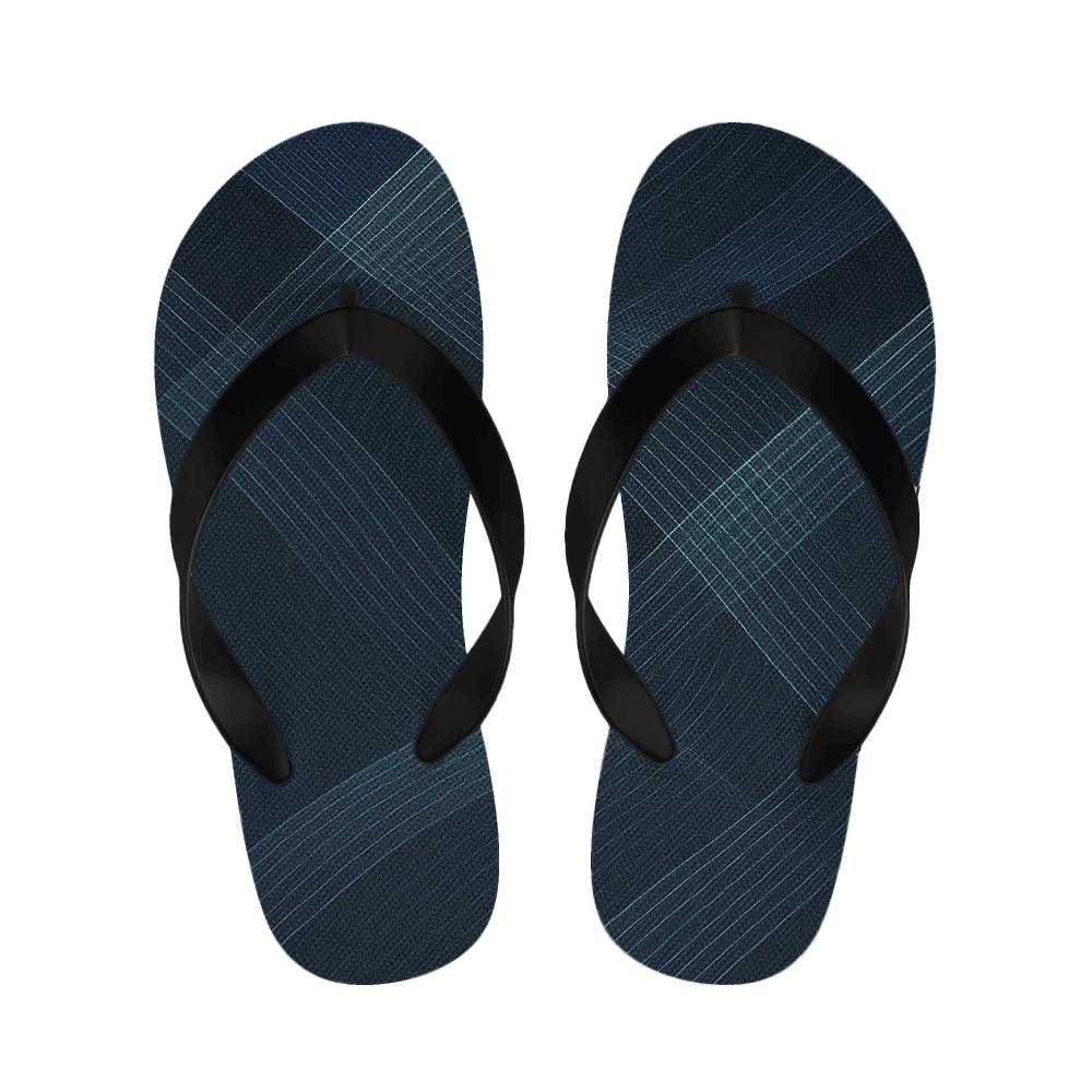 Moire Orbit Weave trendy casual slippers