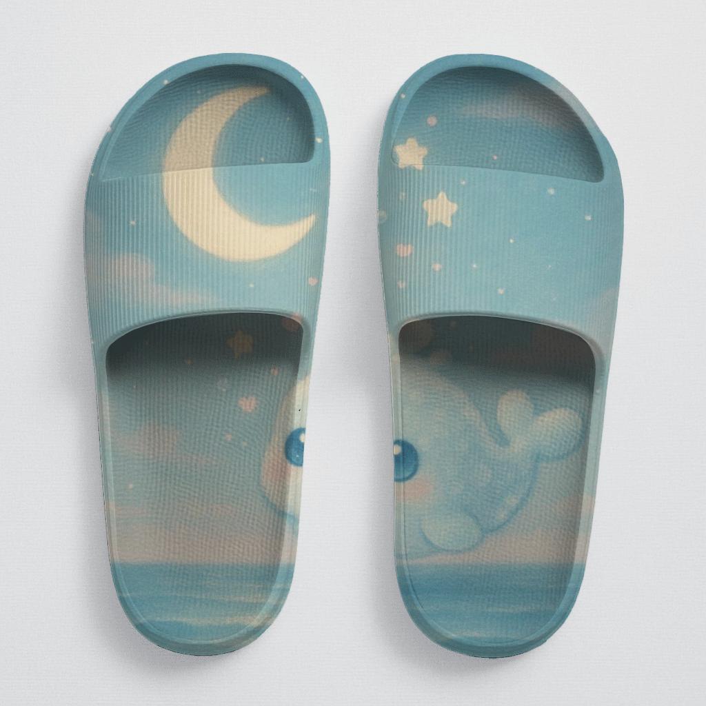 Moonlit Bubble Whale Dream unique printed slides