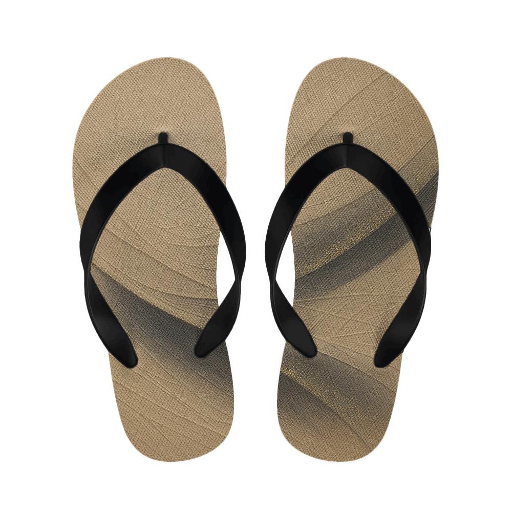 Wind Carved Arc Lattice designer logo slippers