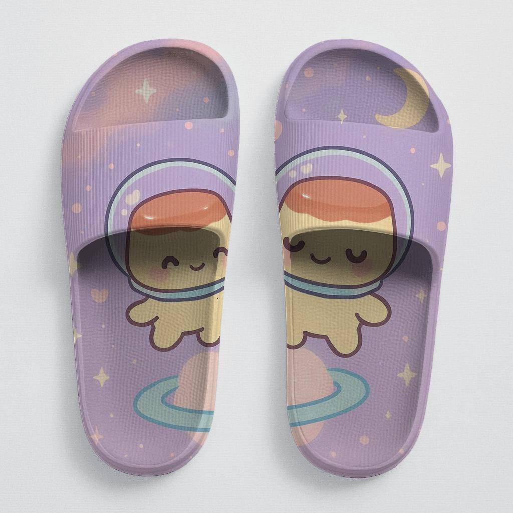 Cosmic Pudding Astronauts comfortable casual slides