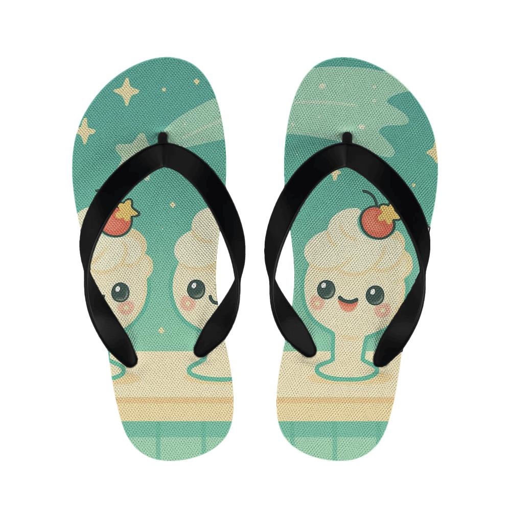 Mint Comet Milkshake Parade trendy casual slippers