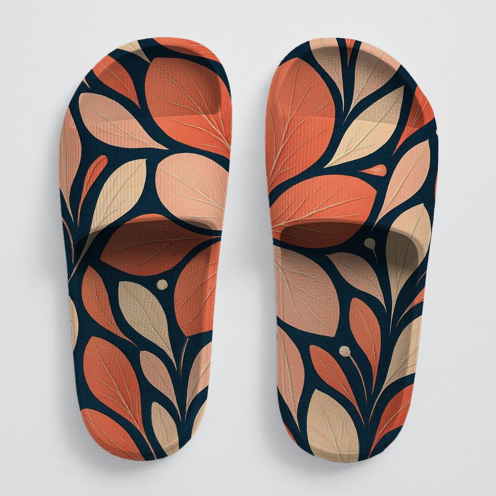 Orchid Pulse Tessellation personalized slide sandals