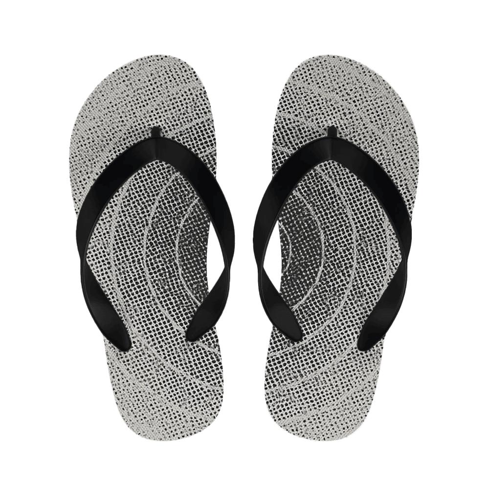 Microdot Orbit Halftone Drift warm fleece slippers