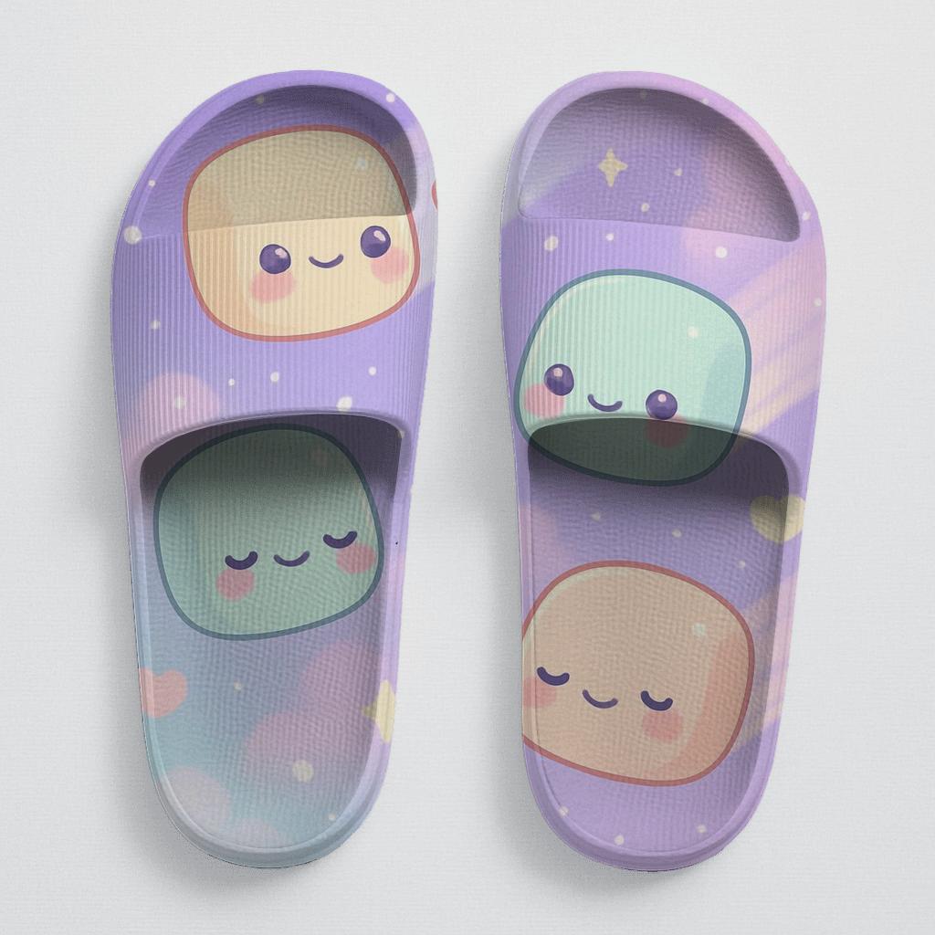 Cosmic Mochi Meteors soft footbed slides