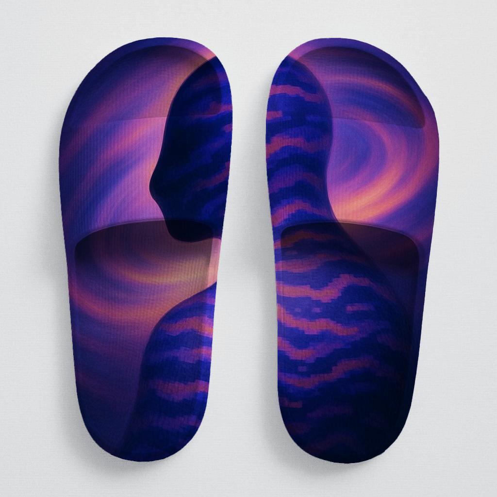 Cuttlefish Chromatic Code stylish pool slides