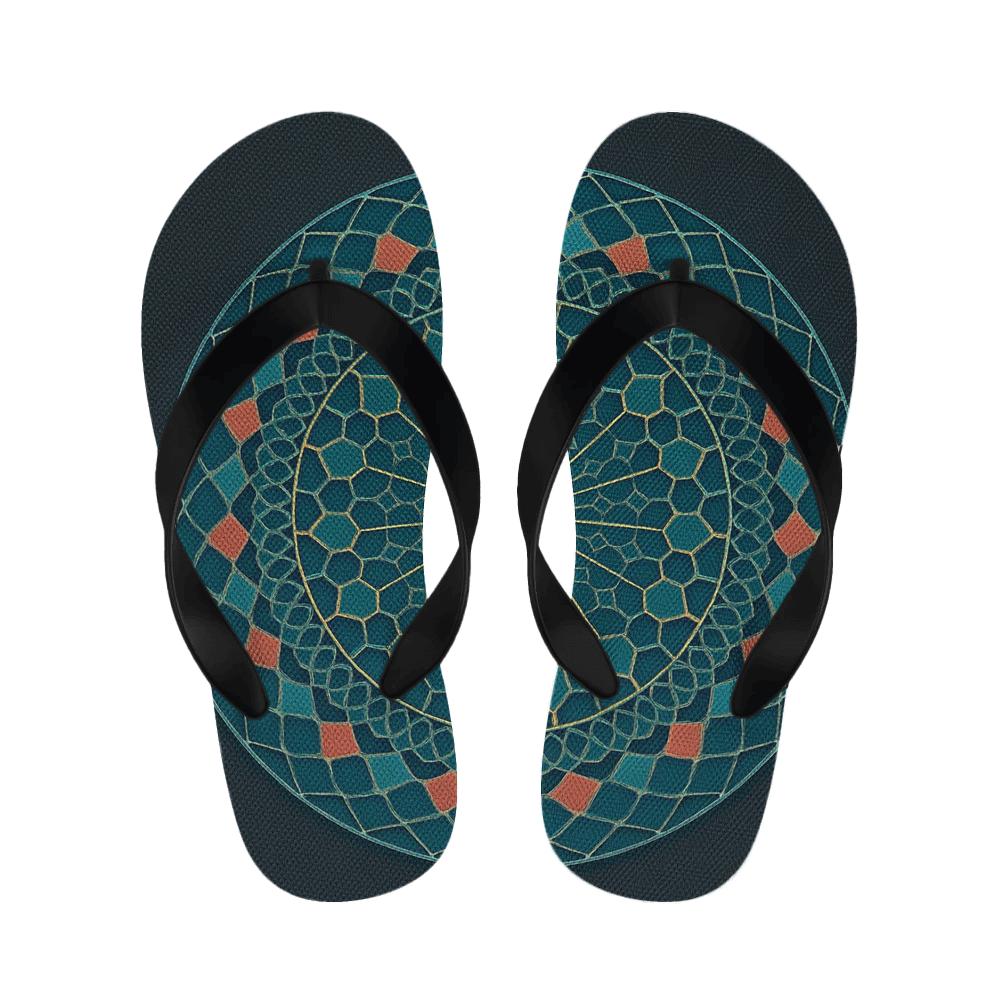 Chromatic Lattice Halo stylish house slippers